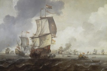 Kriegsschiff Seeschlacht Werke - Reinier Zeeman Eine Schlacht des Ersten Holländischen Krieg Seeschlachten